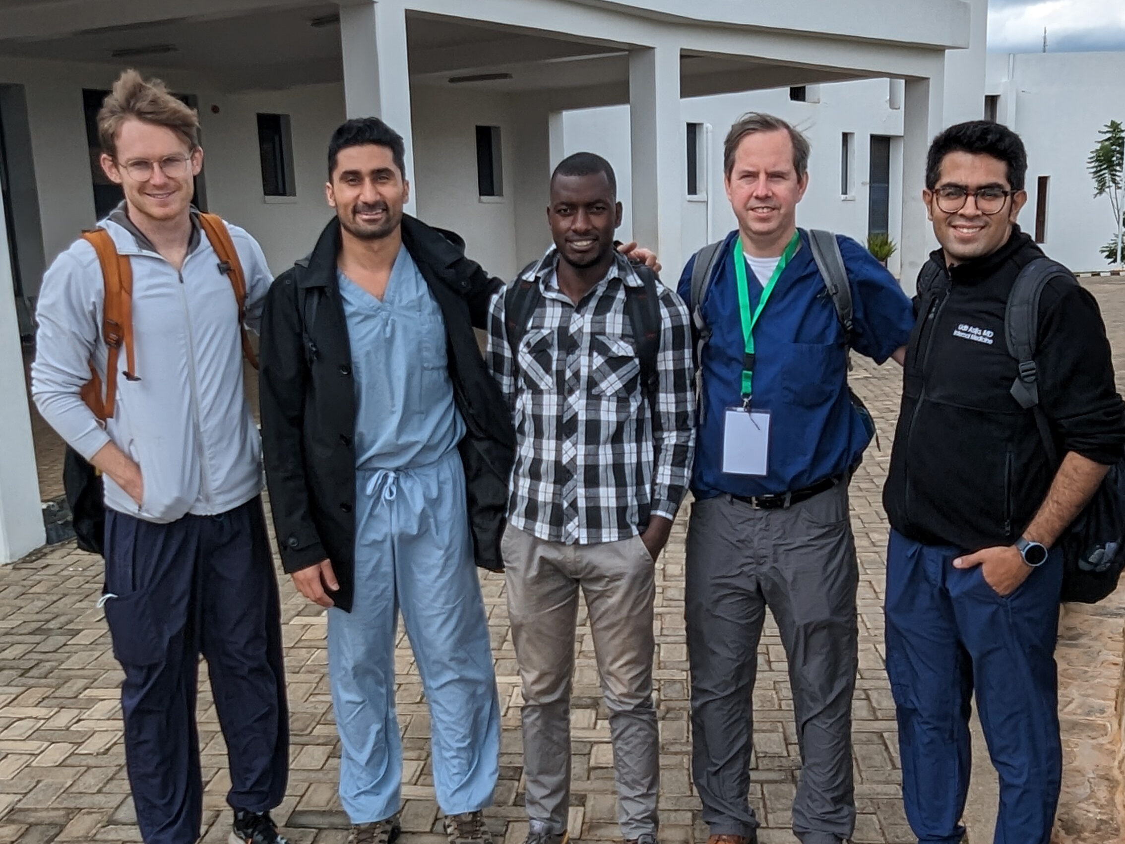 Wright Center Internal Medicine Resident Dr. Udit Asija in Munini District Hospital in Rwanda