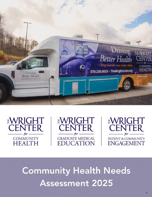 Cover of The Wright Center's Community Needs Assessment book